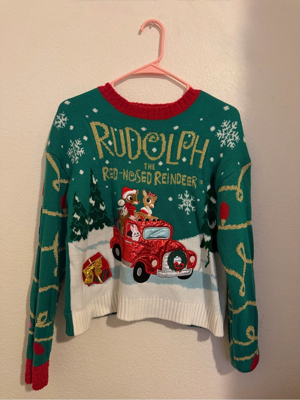 Rudolph Red-Nosed Reindeer Holiday Sweater